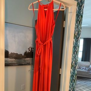 Fancy Orange Halter Onsie